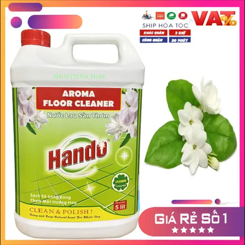 Nước Lau Sàn Diệt Khuẩn HANDO 5L Hương Quế - Sạch Sáng, Khử Mùi, Giúp Nhà Cửa Thoáng Mát, Phù Hợp Nhiều Bề Mặt