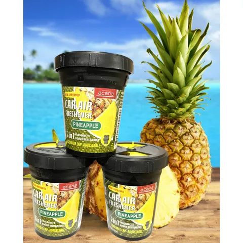 Sáp Thơm Ô Tô Acana Hương Dứa 130g - Cao Cấp Chống Say Xe và Khử Mùi Hôi, Hương Thiên Nhiên Dễ Chịu cho Xe Hơi và Không Gian Sống
