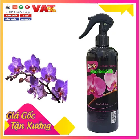 Nước Hoa Xịt Phòng Khử Mùi Mr.Fresh 500ml - Hương Lan Thiên Nhiên, Khử Mùi Hiệu Quả Cho Không Gian Sống Tươi Mát