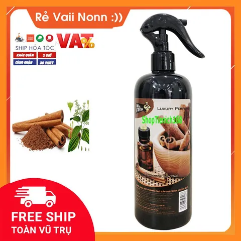 Nước Hoa Xịt Phòng Khử Mùi Mr.Fresh 500ml - Hương Lan Thiên Nhiên, Khử Mùi Hiệu Quả Cho Không Gian Sống Tươi Mát