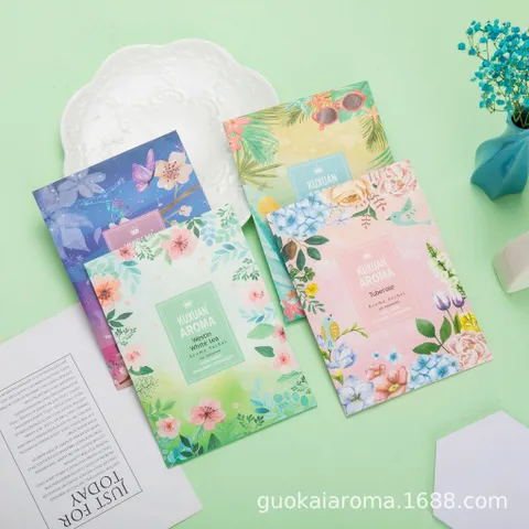 Túi thơm treo tủ quần áo Maden Bell Orchid - Khử mùi, Tạo hương hoa tự nhiên, Sử dụng trong phòng khách và tủ giày, 20g