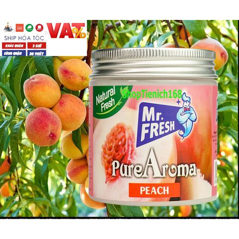 Bộ 2 Sáp Thơm Khử Mùi Pure Aroma 230g - Hương Đào, Dứa, Vani, Khử Mùi Thuốc Lá, Tạo Không Gian Thoáng Mát