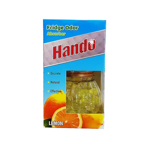 Sáp thơm khử mùi tủ lạnh Hando 160g - Hương Táo, Hương Dâu, Hương Chanh - Khử mùi hiệu quả lâu dài, thiết kế đẹp mắt
