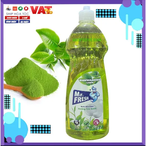 Nước Rửa Chén Bát Mr.Fresh Tinh Dầu Quế 790ml - Sạch Bóng An Toàn, Hương Thơm Dịu Nhẹ, Thân Thiện Với Môi Trường
