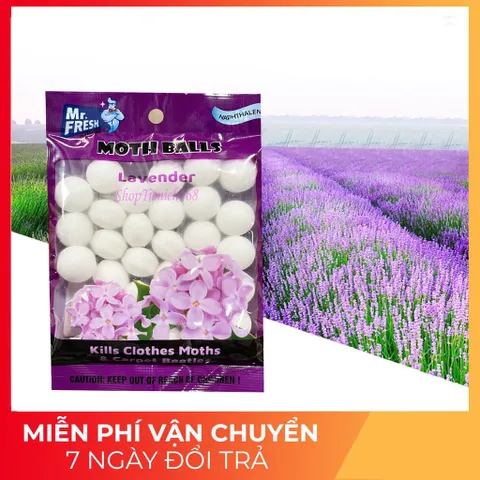 Túi Thơm Long Não Mr.Fresh Hương Lavender 120g - Khử Mùi, Xua Đuổi Côn Trùng Thoáng Đãng Cho Tủ Quần Áo, Phòng Vệ Sinh
