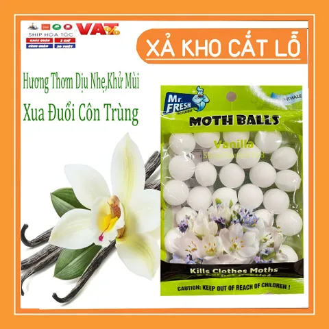 Túi Thơm Long Não Mr.Fresh Hương Lavender 120g - Khử Mùi, Xua Đuổi Côn Trùng Thoáng Đãng Cho Tủ Quần Áo, Phòng Vệ Sinh