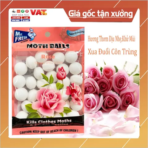 Túi Thơm Long Não Mr.Fresh Hương Lavender 120g - Khử Mùi, Xua Đuổi Côn Trùng Thoáng Đãng Cho Tủ Quần Áo, Phòng Vệ Sinh
