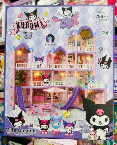 Bộ Lắp Ghép Ngôi Nhà Búp Bê Kuromi 8816-37 - Đồ Chơi Giáo Dục Sáng Tạo Cho Trẻ Em Từ 3 Tuổi Trở Lên
