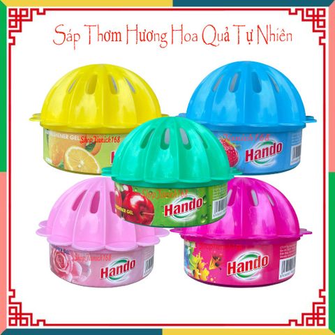 Sáp Thơm Hando 87g - Hương Hoa Hồng Tự Nhiên Khử Mùi, Thoáng Khí Phòng Ngủ, Phòng Tắm, Xe Hơi, Hương Liệu Pháp
