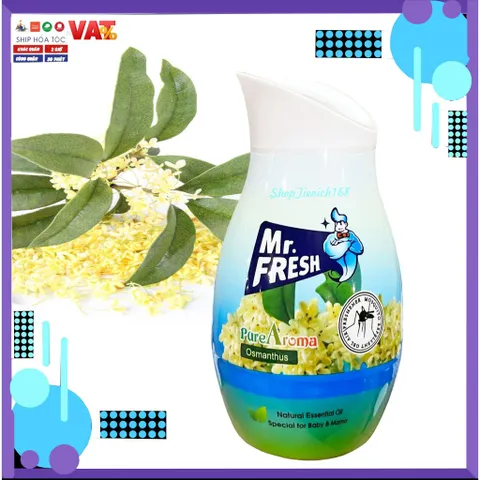 Combo 2 Sáp Thơm Đuổi Muỗi Mr.fresh 200g - Hương Mộc Lan và Dứa, Khử Mùi, Trang Trí, Bảo Vệ Sức Khỏe Gia Đình