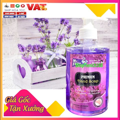 Nước Rửa Tay Khử Mùi Mr.Fresh 500ml Hương Café - Diệt Khuẩn, Chăm Sóc Da, Thơm Mát, Dễ Dàng Sử Dụng