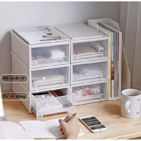 Hộp Ngăn Kéo Đựng Đồ Đa Năng Homestar Cao Cấp Size M & XL - Giải Pháp Bảo Quản Thông Minh Cho Tủ Quần Áo và Văn Phòng