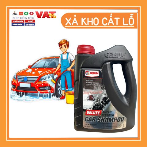 Nước Rửa Xe Ô Tô Getsun Super Cleaner 2L - Duy Trì Sáng Bóng, An Toàn Cho Mọi Loại Xe Máy, Ô Tô