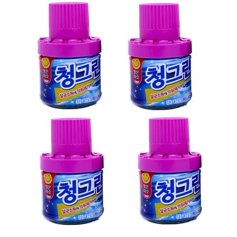 Bộ 4 Chai Tẩy Bồn Cầu K'Life Hương Ngàn Hoa - Khử Mùi, Diệt Khuẩn, Tiết Kiệm Thời Gian cho Gia Đình