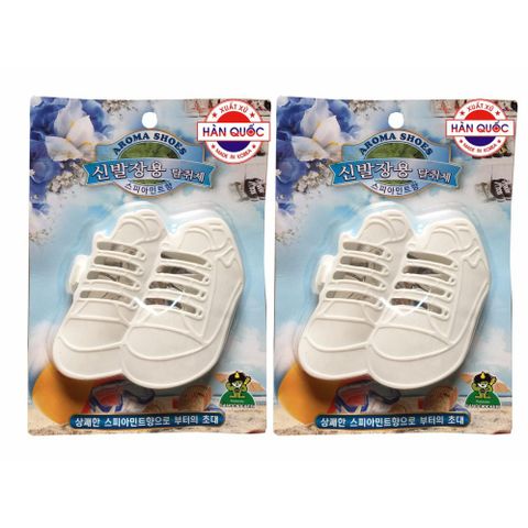 Bộ 2 Túi Thơm Khử Mùi Tủ Giày Sandokkaebi Hàn Quốc - Hương Gió Biển Tươi Mát, Khử Ẩm Mốc Hiệu Quả