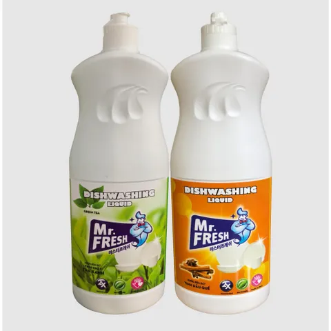 Nước Rửa Bát Hữu Cơ MR.FRESH Tinh Dầu Quế 820ML - Diệt Khuẩn, Khử Mùi, Giữ Ẩm Da Tay Tự Nhiên 99% Thành Phần Thực Vật