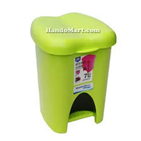 Thùng rác đạp chân 7L HomeStar - Thiết kế dễ thương, nhựa PP bền đẹp, lưu trữ rác gia đình tiện lợi, màu sắc đa dạng