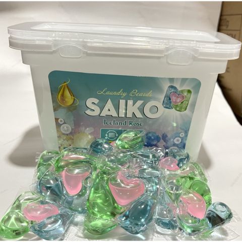 Viên nước giặt SAIKO Hương Iceland 25 viên - Siêu đậm đặc, Giặt sạch, Lưu hương lâu, Tiện lợi cho gia đình bận rộn