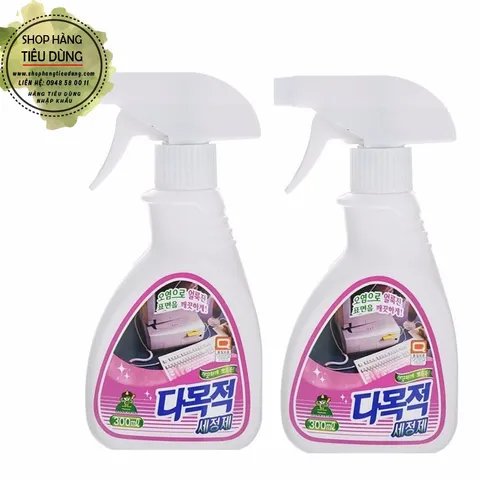 Xịt Tẩy Vệ Sinh Đa Năng Sandokkaebi 300ml - Sạch Bụi, Khử Mùi, Diệt Khuẩn Cho Bếp, Nhà Tắm, Toilet, Nhập Khẩu Hàn Quốc