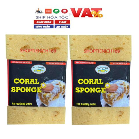Bộ 2 Mút Lau Rửa và Đánh Bóng Xe Chuyên Dụng - Dụng Cụ Làm Sạch Xe Ô Tô Tiện Lợi, Hiệu Quả, Không Xước Kính