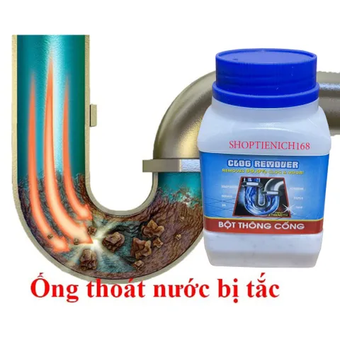 Bột Thông Cống Hando 100g - Bộ 10 Hộp Tiện Lợi, Giải Quyết Tắc Nghẽn Đường Ống Nước, Sản Phẩm Xuất Khẩu Chất Lượng Cao
