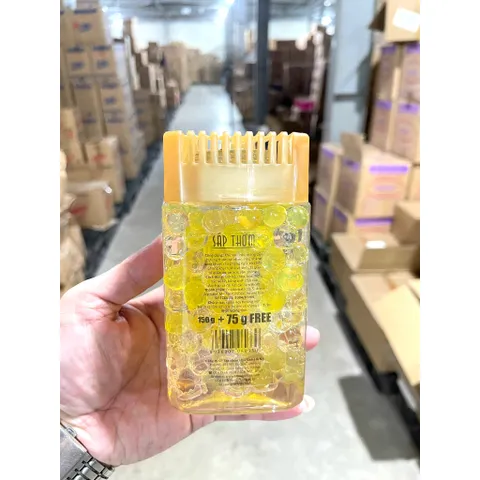 Bộ 4 Sáp Thơm Khử Mùi Hando 150g - Hương Hồng, Nhài, Vàng, Lan Tím - Trang Trí Không Gian Tươi Mát, An Toàn Cho Sức Khỏe