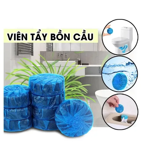 Viên Tẩy Bồn Cầu Hando RCB117 - Bộ 2 Vỉ 4 Viên Khử Mùi Và Tẩy Sạch Bám Bẩn, Công Nghệ Sinh Học Tiên Tiến, An Toàn Sử Dụng