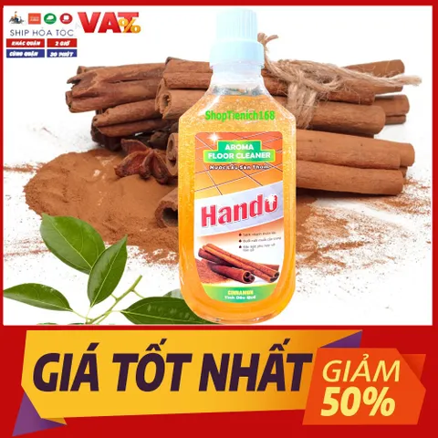 Nước Lau Sàn Đậm Đặc Siêu Sạch Hando 1L - An Toàn, Diệt Khuẩn, Hương Hoa Nhài, Hoa Hồng, Lavender - Đặc Biệt Cho Gia Đình Việt