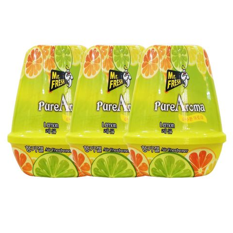 Bộ 3 Sáp Thơm Khử Mùi PureAroma Hàn Quốc - Hương Chanh, Hoa Hồng, Oải Hương - Lưu Hương Liên Tục đến 30 Ngày