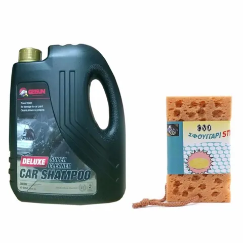 Nước Rửa Xe Ô Tô Xe Máy GetSun Super Cleaner 2.0L - An toàn, Bảo Dưỡng Sơn, Kèm Mút Lau Rửa, Hiệu Quả Cao