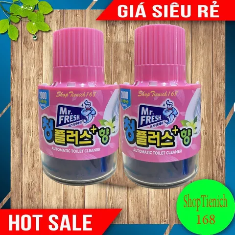 Chai thả bồn cầu tự động Mr.Fresh Hương Ly TI872 - Khử mùi, diệt khuẩn, giữ bồn cầu luôn sạch sẽ và thơm mát lâu dài