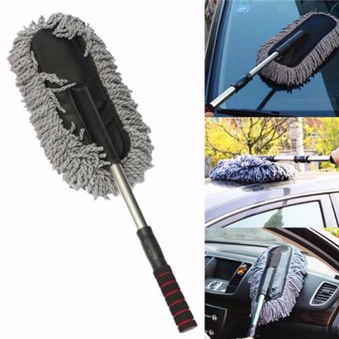 Chổi Lau Rửa Vệ Sinh Xe Ô Tô Cỡ Lớn - Chất Liệu Sợi Dầu Bền Bỉ, Tiện Dụng Cho Ô Tô, Nhà, Văn Phòng