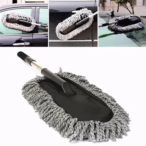 Chổi Lau Rửa Vệ Sinh Xe Ô Tô Cỡ Lớn - Chất Liệu Sợi Dầu Bền Bỉ, Tiện Dụng Cho Ô Tô, Nhà, Văn Phòng