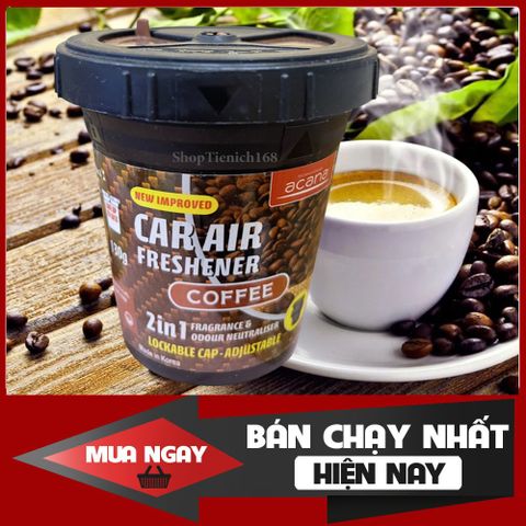 Sáp Thơm Ô Tô Cao Cấp Acana 130g - Hương Cafe Dịu Nhẹ, Thư Giãn, Khử Mùi Hôi Cho Xe Hơi và Văn Phòng