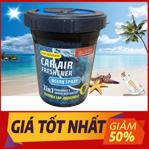 Sáp Thơm Ô Tô Cao Cấp Acana 130g - Hương Cafe Dịu Nhẹ, Thư Giãn, Khử Mùi Hôi Cho Xe Hơi và Văn Phòng