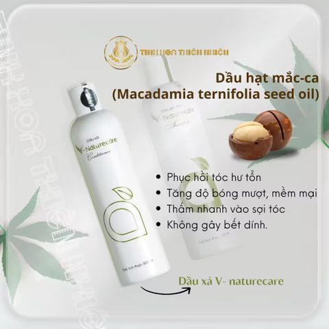 Dầu Xả Vnaturecare 300ml - Dưỡng Tóc Mềm Mượt, Phục Hồi Tóc Hư Tổn, Hương Thơm Lâu Dài, Không Paraben, Phù Hợp Tóc Khô Xơ