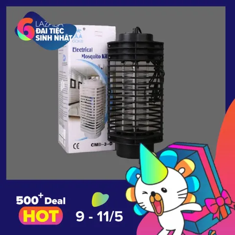 Đèn Bắt Muỗi Tower 3D TI724 - Thiết Bị Diệt Côn Trùng An Toàn, Trang Trí Nội Thất Đen, Công Nghệ Điện Tử Tiên Tiến
