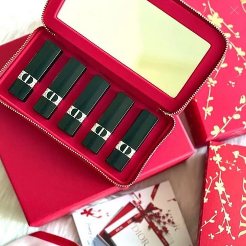 Set Son Dior Rouge Mini 5 Màu - Bộ Son Môi Cao Cấp Sang Trọng Cho Trang Điểm Hoàn Hảo