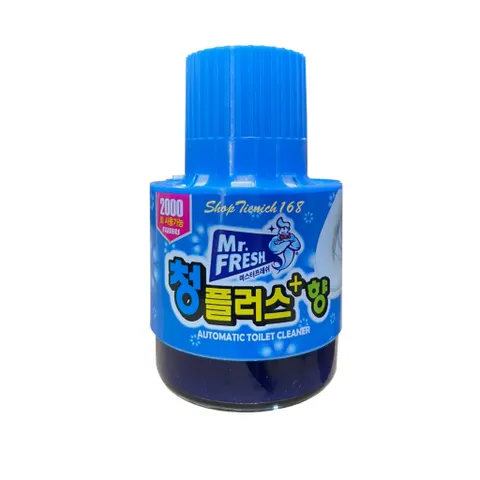 Bộ 4 Chai thả bồn cầu Hàn Quốc Mr.Fresh - Tự động làm sạch & Khử mùi hôi, Giải pháp vệ sinh hiệu quả cho nhà vệ sinh