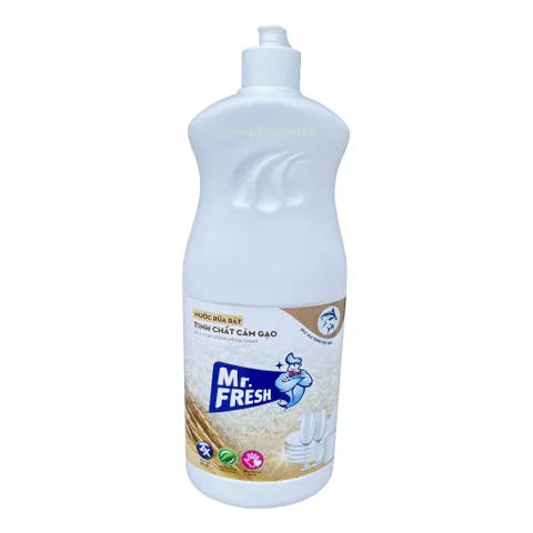 Nước Rửa Bát Hữu Cơ Tinh Chất Cám Gạo MR.FRESH 820ML - Diệt Khuẩn, Khử Mùi, Giữ Ẩm Da Tay, An Toàn Cho Sức Khỏe