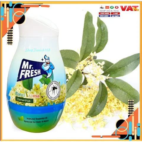 Sáp Thơm Phòng Mr.Fresh 200gr Hương Dứa - Khử Mùi, Đuổi Muỗi, An Toàn Từ Thiên Nhiên, Trang Trí Nội Thất