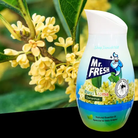 Sáp Thơm Phòng Mr.Fresh 200gr Hương Dứa - Khử Mùi, Đuổi Muỗi, An Toàn Từ Thiên Nhiên, Trang Trí Nội Thất
