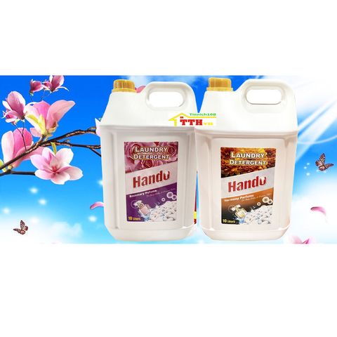 Nước Giặt Đậm Đặc HANDO 10L Hương Rosemany - Giặt Sạch Không Cần Xả, Tiết Kiệm Cho Gia Đình, Khách Sạn, Tiệm Giặt Là