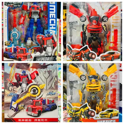 Bộ lắp ghép biến hình robot xe ô tô Mecha 047 và Super Robot Justice 666-25 cho trẻ em từ 6 tuổi - Đồ chơi sáng tạo phát triển tư duy