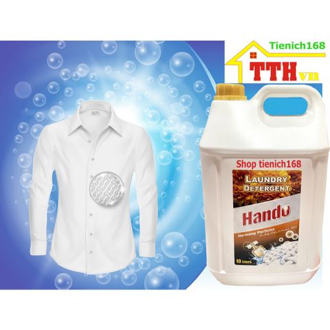 Nước Giặt Xả 6 In 1 Sawady Thái Lan 10L - Giặt Sạch, Bảo Vệ Màu, Hương Thơm Quyến Rũ, Đậm Đặc Tinh Dầu Nước Hoa