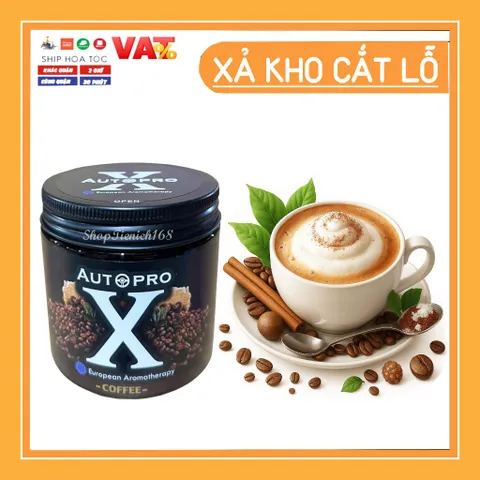 Sáp Thơm Phòng Cao Cấp Autopro X Hương Chanh - Khử Mùi Hiệu Quả cho Nhà, Ô Tô và Nhà Vệ Sinh - Hương Tự Nhiên Thanh Khiết