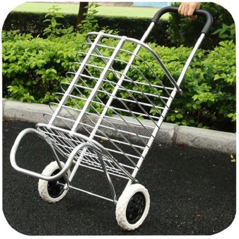 Xe Kéo Đi Chợ Đa Năng Flana - Xe Thể Thao Hợp Kim Nhôm Siêu Nhẹ, Dung Tích 35 Lít, Chịu Tải 30kg, Thao Tác Dễ Dàng