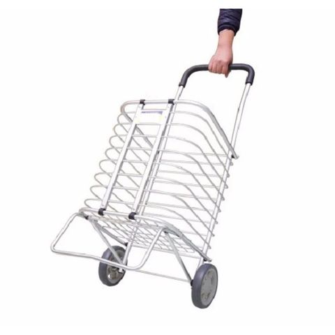 Xe Kéo Đi Chợ Đa Năng Flana - Xe Thể Thao Hợp Kim Nhôm Siêu Nhẹ, Dung Tích 35 Lít, Chịu Tải 30kg, Thao Tác Dễ Dàng
