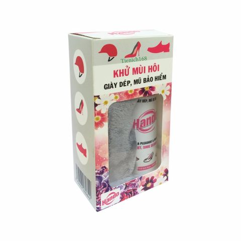 Chai Xịt Khử Mùi Giầy Dép và Mũ Bảo Hiểm Hando - Giải Pháp Vệ Sinh Thoáng Mát, Ngăn Ngừa Vi Khuẩn 120ml