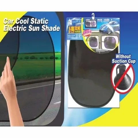 Bộ 2 Màn Che Nắng Phim Cách Nhiệt và Che Chắn Phản Quang cho Xe Hơi - Cách Nhiệt Chống UV, Giữ Mát Cabin, Kích Thước 44x35 cm